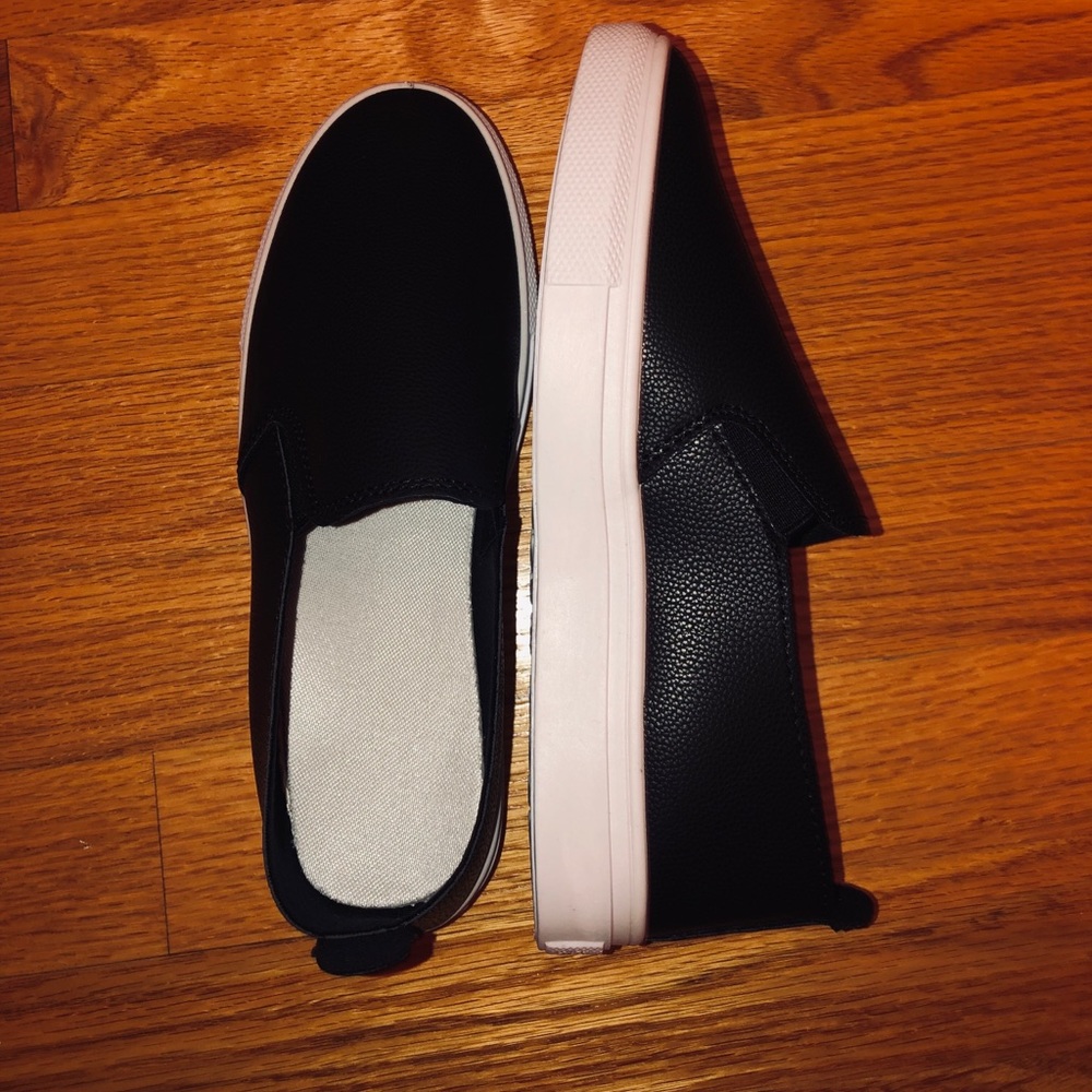 Boutique Black Slip-on Sneakers